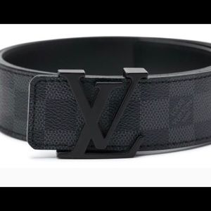 Black Louis Vuitton Belt